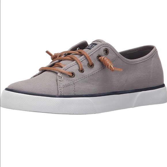 grey women's sperrys